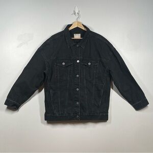 Asos   Denim Women’s Black Jacket Size US 8/UK 12, Excellent Condition